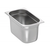 Stainless steel bin 201 - GN 1/4 - 265x162x150 mm
